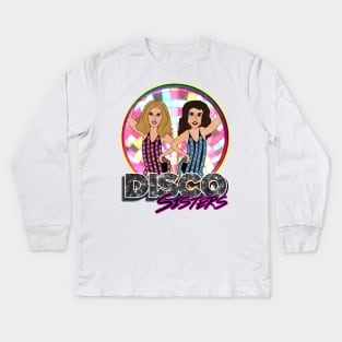 Disco Sisters Kids Long Sleeve T-Shirt